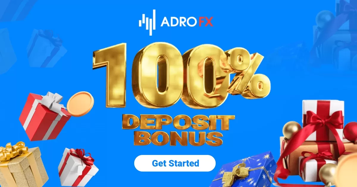 Forex 100% Deposit Bonus  AdroFx 